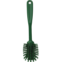 Vikan Orta Sert Kıllı Kazıyıcı Kenarlı Bulaşık Fırçası, 280mm, 4237 Yeşil