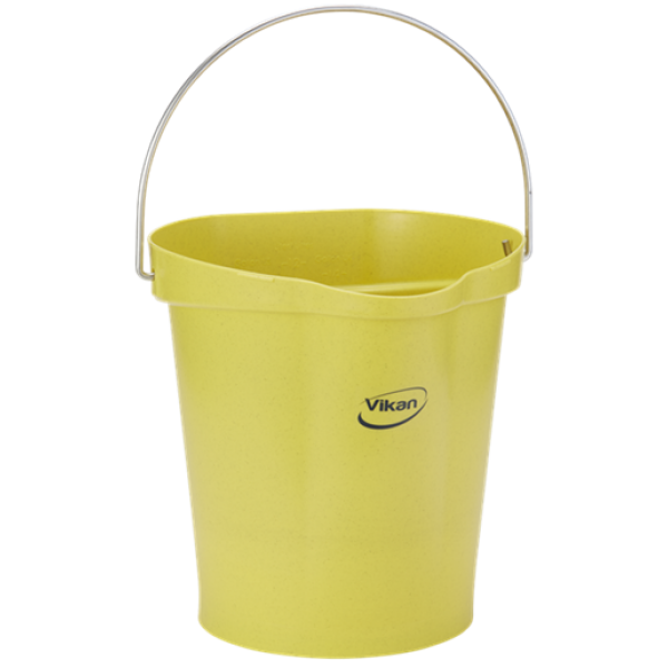 Vikan Metal Ve X-Ray Detektöründe Algılanabilir Kova 12 Litre 5694 Sarı