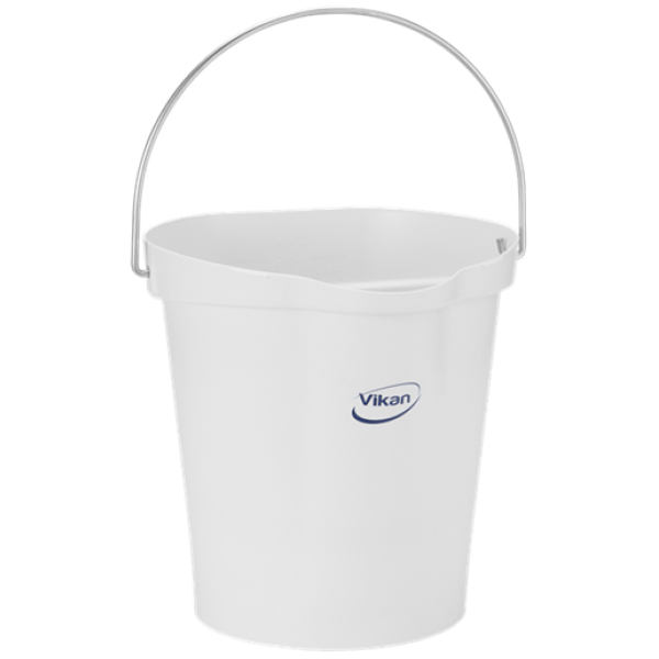 Vikan Metal Ve X-Ray Detektöründe Algılanabilir Kova 12 Litre 5694 Beyaz