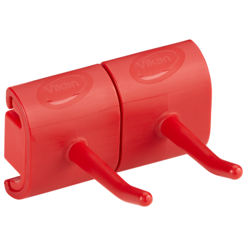 Vikan Hijyenik Çift Kanca Modülü Duvar Askı Aparatı Kırmızı 82 mm 1014 Vikan Hijyenik Çift Kanca Modülü Duvar Askı Aparatı Kırmızı 82 mm 1014