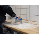Vikan esnek paslanmaz çelik hamur kesici/kazıyıcı 146 mm 40573 Mavi
