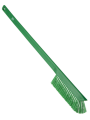 Vikan Ultra-İnce Uzun Saplı Orta Sert Kıllı Temizlik Fırçası, 600mm, 4197 Yeşil