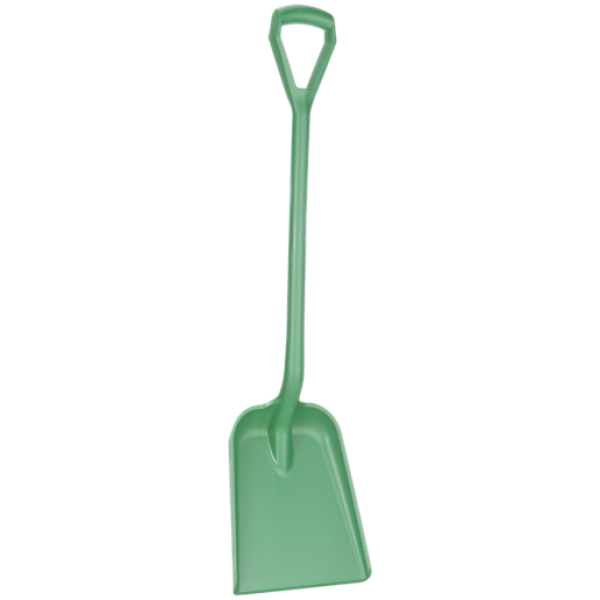 Vikan Metal Ve X_Ray Detektöründe Algılanabilir Kürek, 327 x 271 x 50 mm, 1040 mm, 5626 Yeşil