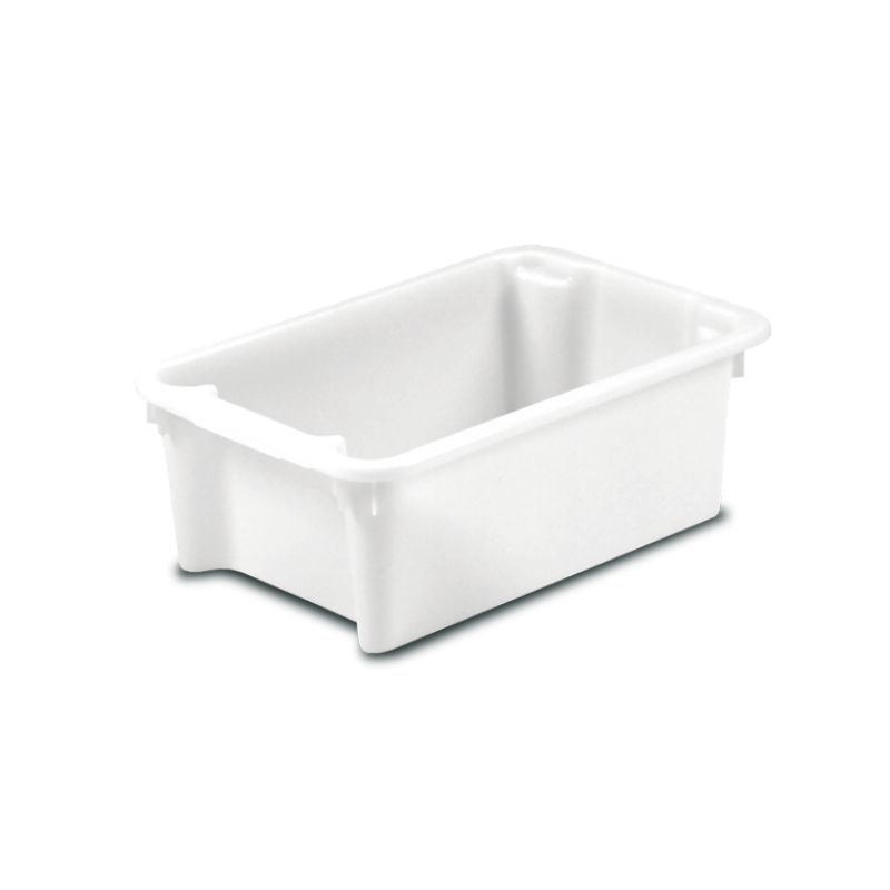 Gıdaya uygun sertifikalı plastik muhafaza kasası 30 Litre Beyaz Gıdaya uygun sertifikalı plastik muhafaza kasası 30 Litre Beyaz