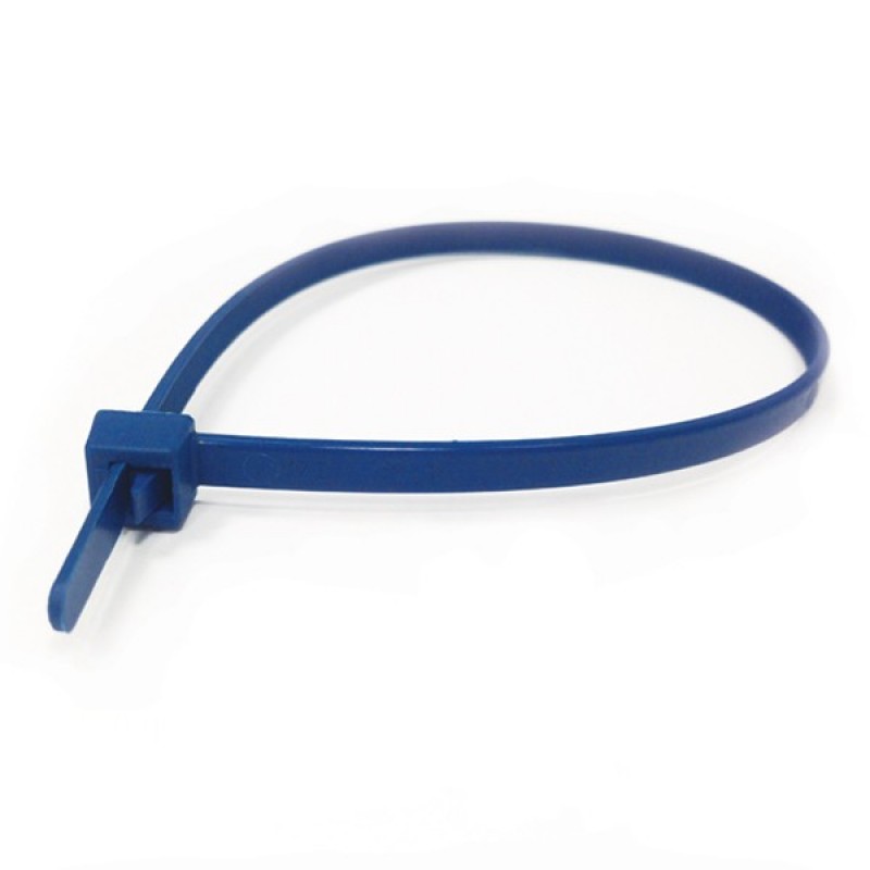 Metal Detektöründe Algılanabilir Tekrar Kullanılabilir Kablo Bağı 4.6mm x 250mm CT1REK2MPMB Metal Detektöründe Algılanabilir Tekrar Kullanılabilir Kablo Bağı 4.6mm x 250mm CT1REK2MPMB