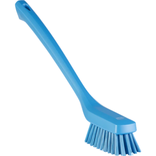 Vikan Uzun Saplı Dar Alanlar için Sert Kıllı Temizlik Fırçası, 420mm, 4185 Mavi