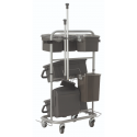Vikan Slimliner Temizlik Arabası(Tek Renk Gri Mevcuttur) 580410 Mavi 