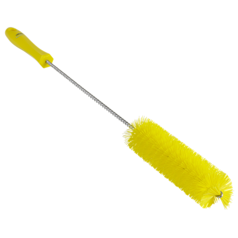 Vikan Sert Kıllı Tüp Fırçası Ø40mm, 510mm, 5378 Sarı Vikan Sert Kıllı Tüp Fırçası Ø40mm, 510mm, 5378 Sarı